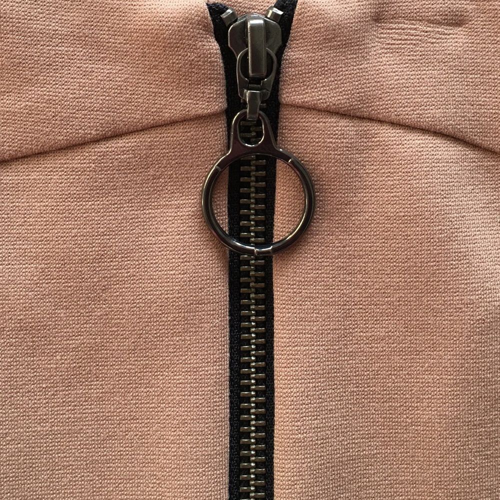 🆕Alex + Alex Brown Front Zip Mini Skirt - Picture 3 of 5